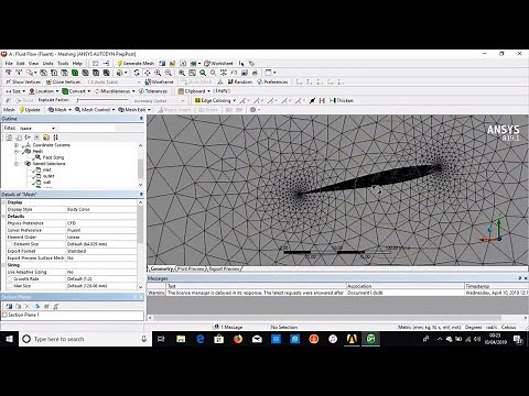 how to calculate lift & drag force on a wing using cfd ansys 19.1 || part 1