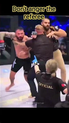 Don't anger the referee #shorts #explore #trending #wrestling
