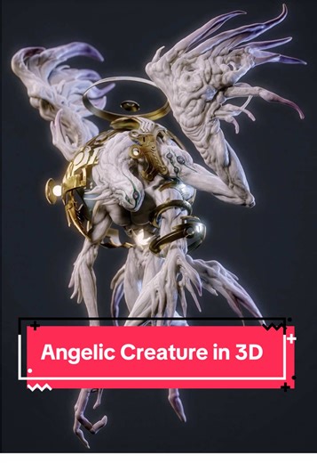 Daniel Merticariu recreated Tooth Wu’s unconventional Angel in the Core in 3D. . Enjoy the view: https://80.lv/articles/unconventional-angelic-creature-created-in-3d . Want to get noticed? Register on our Talent platform and publish a portfolio page to get featured 80lv.pro/join . . . . . #angel #creature #3d #3danimation #eerie