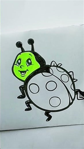 Colouring ladybug