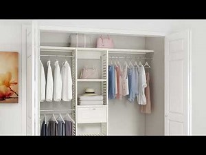 Hartford 8ft Antique White Ventilated Closet Kit