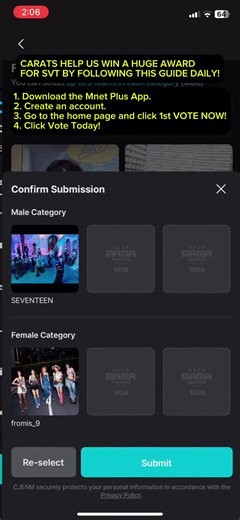how to vote for seventeen on mnet and win a daesang (grand prize) for them at mama! full video guide below 👇 this takes less than a minute after you create an account | Jeonghan nag rock with you sa hot spring resort ng Laguna