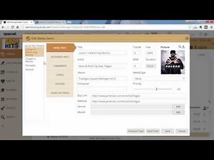 SAM Broadcaster Cloud: Editing many items at same time