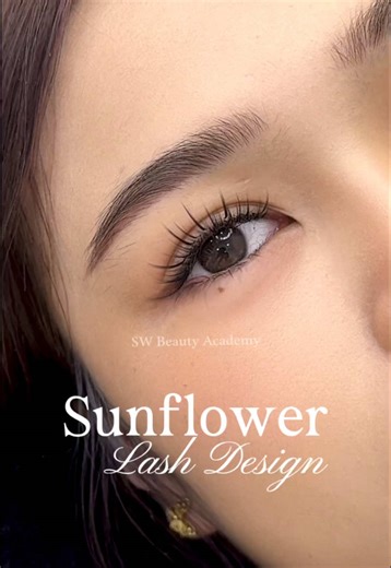 Signature Lash Map: LB Curl Sunflower Lashes