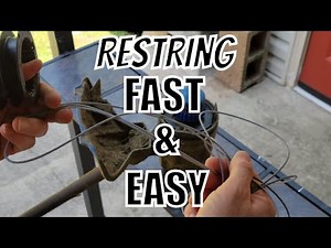 Easiest Weed Eater Stringing Method EVER!