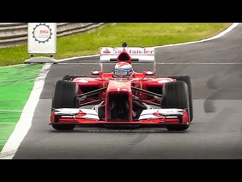 2013 Ferrari F138 F1 V8 Car: Accelerations, Downshifts & Sound in action!