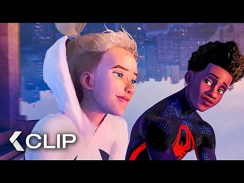 “Gwen Stacy Falls in Love with Spider-Man” Scene - Spider-Man: Across The Spider-Verse (2023)