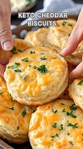 1.9K views | Cheddar mixed with almond flour. Season with garlic...