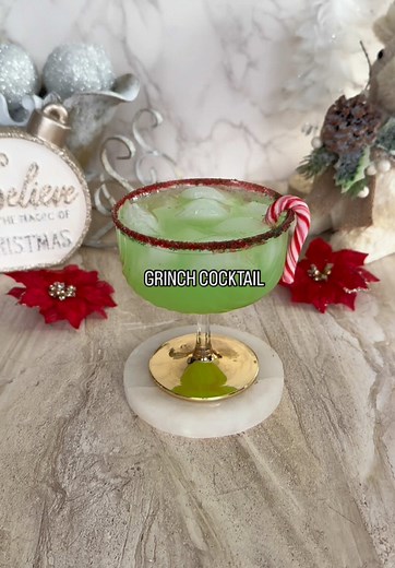 Festive Grinch Cocktail Recipe