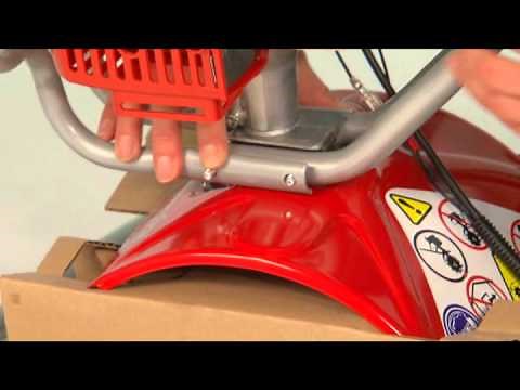 Mantis® Deluxe 2-Cycle, Deluxe 4-Cycle Tiller - How To Assemble