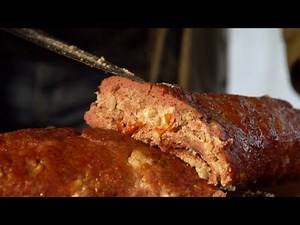 Wie macht man eine Hackfleisch Braten Bombe - Hackbraten Rezept - Knoblauch DieGrillshow
