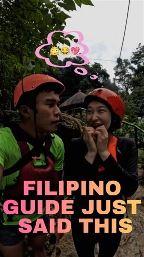 Filipino Guide Said THIS And She Said ‘I Love You’ 😳💖 #kiligmoments #foreignerreactions #shorts