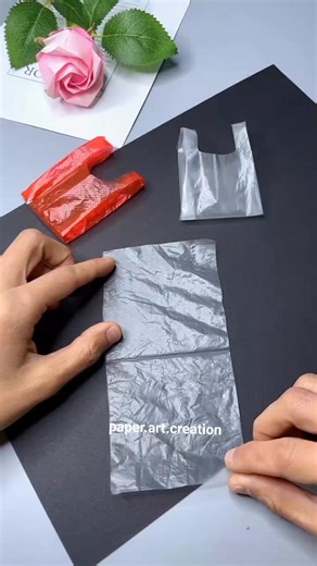 2.8M views · 24K reactions | Use plastic bags to make mini plastic...