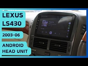Lexus LS430 | 2003-06 | Android 14.0 OEM Style Head Unit Showcase