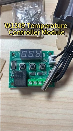 W1209 Temperature Controller, Relay Auto Switching!🌡️ #temperature #temperaturecontroller #relay