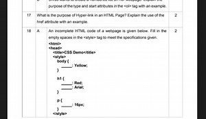 What is the purpose of Hyper-link in an HTML Page? Explain the ... | Filo