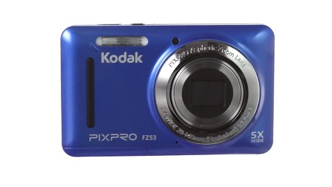 Kodak FZ53-BL Point and Shoot Digital Camera with 2.7" LCD, Blue