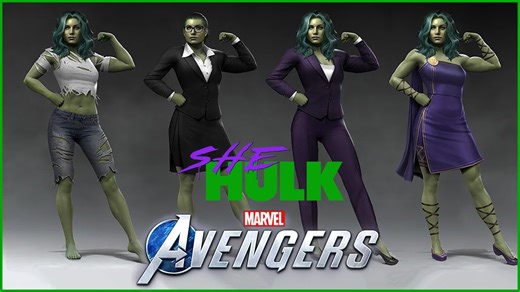 Marvel's Avengers She-Hulk design artwork revealed