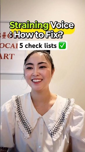 Straining Voice - How to fix?