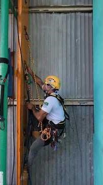 Vertical Progression in 1 Minute #rope #ropeaccess #tutorial #climbing #petzl