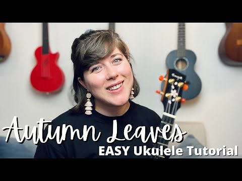 Autumn Leaves EASY Ukulele Tutorial and Play Along | Cory Teaches Music