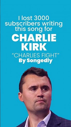 Charlie Kirk memorial song | Charlie’s fight by Songedly￼ #CharlieKirk #Music #PatrioticSongs