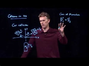 Car Crash in Two Dimensions | Physics with Professor Matt Anderson | M9-11