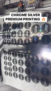 9.5K views · 27 reactions | Mirror Chrome Silver Stickers at DZNYO! These stickers offer a stunning mirror-like finish, perfect for making black and white logos pop. Features:Reflective mirror chrome finish, ideal for black and white designs Durable and weather-resistant Perfect for logos, packaging, and creative projects, #teamdznyo #reelsviralシ #reelsfypシ #dznyo #travelblogger #printinglogo #motorcycle #contentcreator #chromesilversticker #chromesticker #chromestickers | DZNYO | Facebook