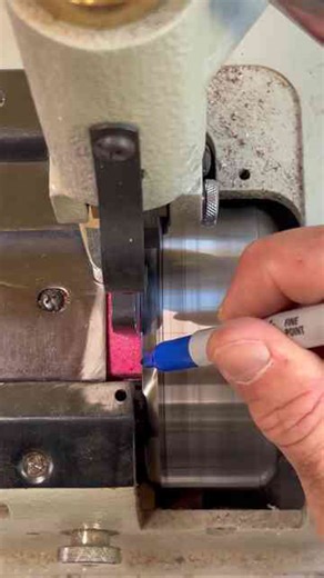How to check grindstone position for even sharpening