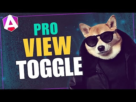 A simple grid/list view toggle in Angular: easy & flexible