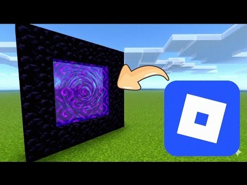 How To Make A Portal To Roblox in Minecraft! #minecraft #roblox