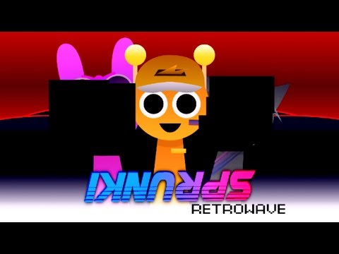 Sprunki Retrowave 🎶 Aesthetic Retro Vibes | Sprunki Animation💥