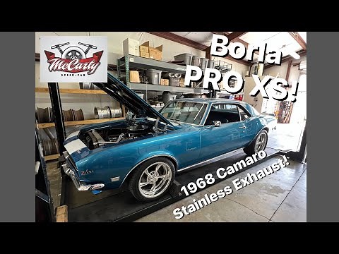 1968 Chevy Camaro Stainless Exhaust! BORLA PRO XS!
