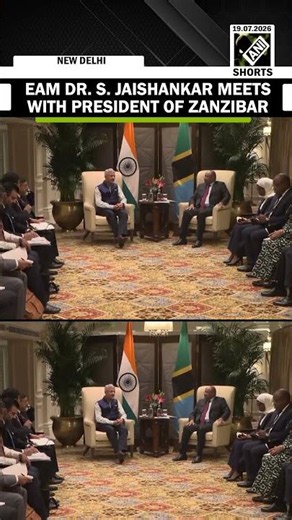 Minister of External Affairs Dr. S. Jaishankar meets President of Zanzibar Dr Hussein Ali Mwinyi