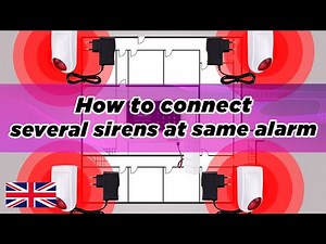 How to connect several sirens in a home alarm 🚨 Installation of different models of deterrent sirens