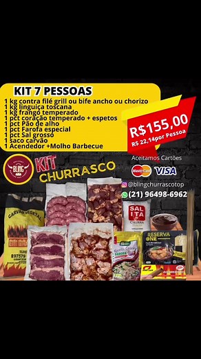 ✅Dezenas de KIT CHURRASCO (21)964986962Blingchurrascotop*temos...