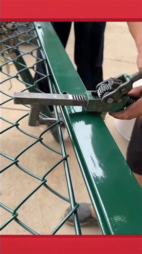 Wire Fence Installation Process for Boundary and Security Setup #construction #short