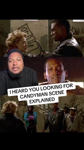 I HEARD YOU LOOKING FOR CANDYMAN SCENE EXPLAINED #candyman #tonytodd #horrortok #fyp #horror