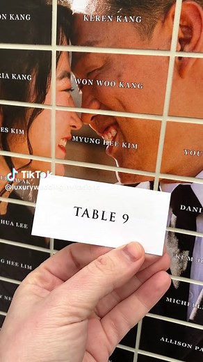 Custom Photo Seating Chart for Weddings — Personalized Place Card Board
