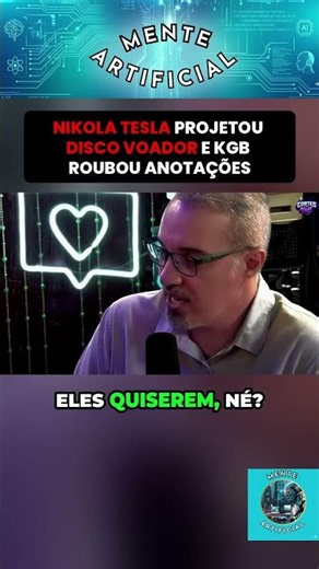 NIKOLA TESLA PROJETOU DISCO VOADOR E KGB ROUBOU ANOTAÇÕES
