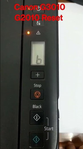 Canon G2010 G3010 G4010 Full Reset button Start #aps #reset