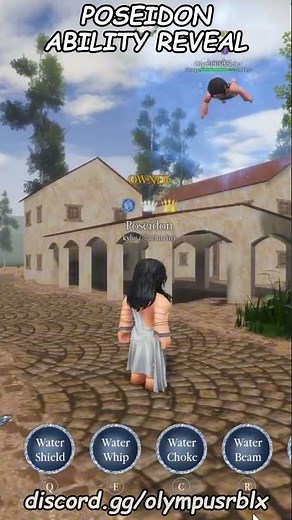 POSEIDON ABILITY REVEAL IN OLYMPUS | ROBLOX | discord.gg/olympusrblx | #olympusroblox