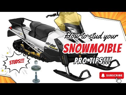 ALL you need to know about studding your snowmobiles track. Pro tips and tricks.