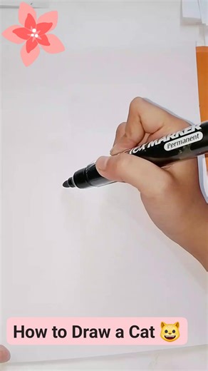 8.5K views · 70 reactions | How to Draw a Cat  My daughter's drawing ❤️ #drawing #fblifestyle #fbreels | Febbie Milloroso | Facebook