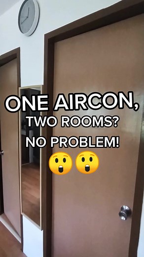 Split Type Aircon for Two Rooms