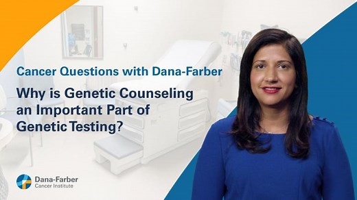 Why is genetic counseling an important part of genetic testing? Genetic counselors are experts in genetics and can help patients understand the risks of genetic mutations, interpreting test results, and more. Learn more with the help of Huma Rana, MD, MPH, physician at Dana-Farber Cancer Institute. #cancerprevention #cancerscreening #oncology #doctor #genetics #genetictesting #healthawarness | Dana-Farber Cancer Institute