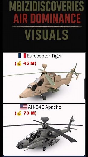 🚁⚔️ Eurocopter TIGER🇪🇺 vs AH-64E Guardian 🇺🇸 🔥 Ultimate Attack Helicopter Showdown