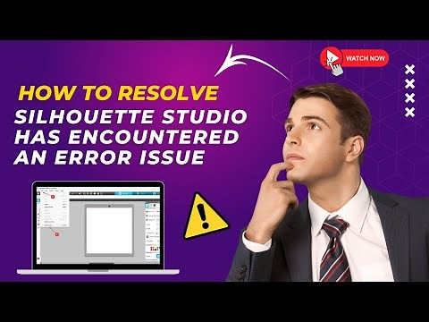 How to Resolve Silhouette Studio Has Encountered an Error Issue [Resolved] #howto #silhouettestudio