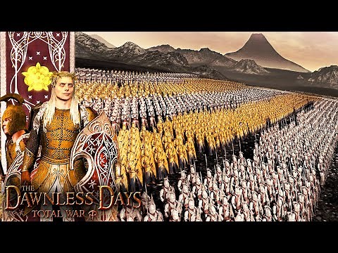 5 000 Noldor Elves VS 105,000 ALL RACES OF MIDDLE-EARTH | The Lord Of The Rings Cinematic Battle