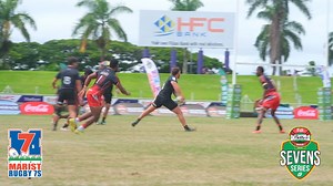 Side line highlights of the New Zealand 7s Team playing against the BLK Lavidi Brothers at the Fiji Bitter Marist 7s at the HFC bank stadium!! ... Get your tickets and catch more action today and tommorrow ... "Unleash the Best of Grass Roots Rugby"!!! #MaristRugby #MaristRugby #readysetsevens #fijibittermarist7s #SupportingGrassrootsRugby | Fiji Bitter Marist 7s